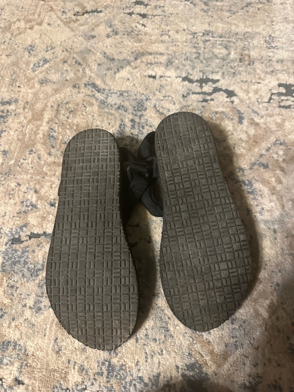 Black Strappy Outdoor Sandals - Picture 3 of 4